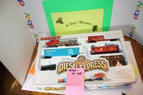 00094 Bachmann Diesel Express Santa Fe Ho Scale Electric Train Set