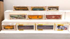 00175g Bachmann Ho Scale Golden Spike Locomotive Starter Set Custom Ex/box