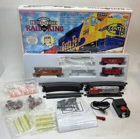 00616 Bachmann Rail King Ho Scale Train Set With E-z Track System -read