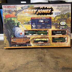 Bachmann 00617 Casey Jones Ho Scale Train Set E-z Track #00617 Steam Freight