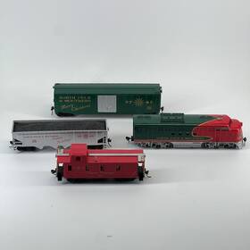 00633 Bachmann North Pole Express Train Set With Dual Drive Engine - Not Tested