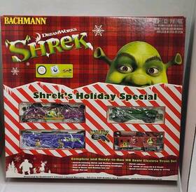 00676 Bachmann Dreamworks Shreks Holiday Special Train Set Ho Scale Works Read