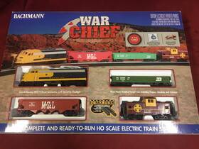 00746 Bachmann War Chief Complete Ready To Run Ho Scale Electric Train Set - #