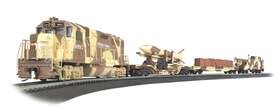 00752 Bachmann Bachmann-strike Force - Standard Dc Emd Gp40 3 Cars Track Oval Power Pack