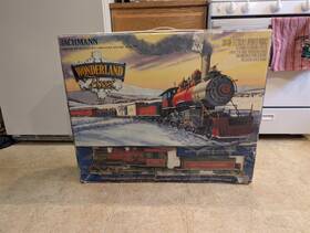 Bachmann 022554900476 G Scale Train Set Wonderland Flyer Locomotive/tender/cars Exc
