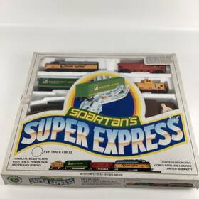 Bachmann 022899004822 Spartan S Super Express Electric Train Set Circle Track Light Locomotive Vintage