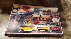 00625 Bachmann 022899006000 Ho Scale E-z Track Cannonball Express Santa Fe Diesel Train Set #00625