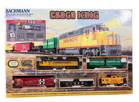 518023 Bachmann 022899006802 Cargo King Ho Scale Electric Train Set 155 Pcs New Open Box