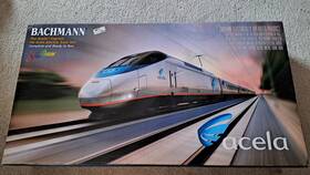 Bachmann 022899012025 Ho Acela Express Train Set No Track Or Power Pack Dcc Decoder Installed