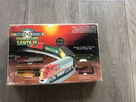 Bachmann 022899240039 Santa Fe Inch Highballer N-scale Electric Train Set -preowned- Tested