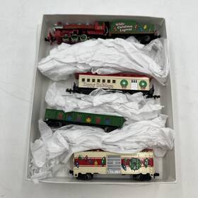 Bachmann 022899240169 White Christmas Express Train Set #24016 N Scale