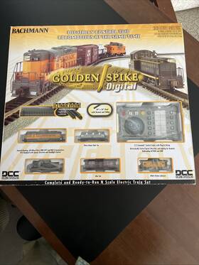 Bachmann 022899241319 N Scale 24131 Golden Spike Digital Ready To Run Electric Train Set Dcc