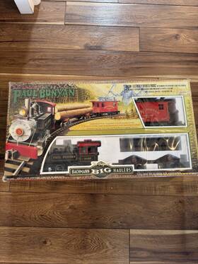 Bachmann 022899900292 Big Hauler Paul Bunyan G Scale Train Set In Box Please Read