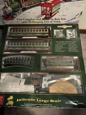 Bachmann 022899900544 Bachman Big Hauler Holiday Special Train And Trolley-dvd Manual Included