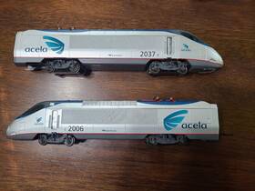 05465 Bachmann Amtrak Acela Dcc Equipped Electric Train Set With 5 Cars