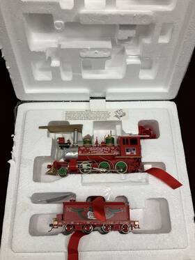 14-01330-001 Bachmann Hawthorne Village - Steam Locomotive And Tender Rudolphs Christmas Town Exp