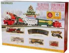 24027 Bachmann Merry Christmas Express N Gauge Steam Starter Train Set 10