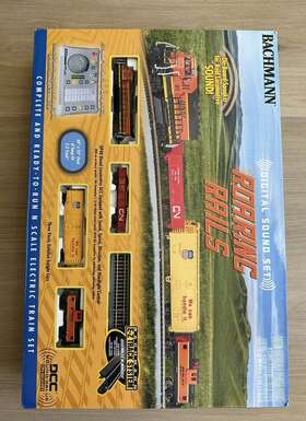 24132 Bachmann N Scale Roaring Rails Train Set With Dcc E-z Comm Controller Bac
