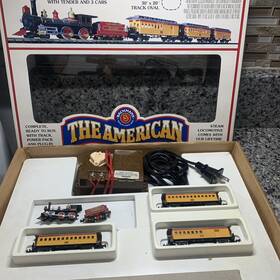 24405 Bachmann Vintage N Scale The American Train Set With Track And Transformer