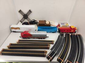 40-0484 Bachmann Mainstreet Express Santa Fe Ho Scale Train Set Ready To Run Extra Track