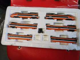 51-4001 Bachmann French Tgv N Gauge Electric Starter Train For Parts As Is