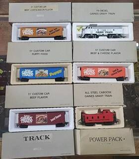 61017 Bachmann Gaines Gravy Train Custom Emd F9 Diesel Ho Set Complete