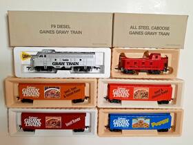 61021 Bachmann Ho Scale Gaines Gravy Train Custom Freight Set Collectible