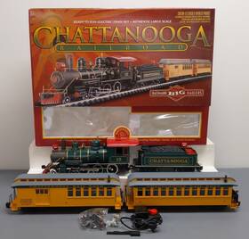 90038 Bachmann G Chattanooga Railroad Gauge Steam Train Set Ex/box