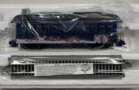 14-09137-007 Bachmann 91377 Hawthorne Village Silver Moon Express Wolf Gathering Coach Car With Coa New