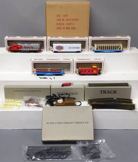 Aa40-0440c Bachmann Ho Santa Fe Diesel Freight Starter Set Ex/box