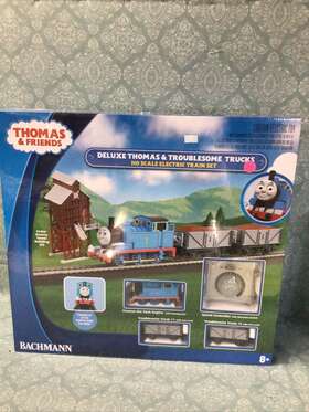 Bac00760 Bachmann 00760 Deluxe Thomas And The Troublesome Trucks Train Set Ho Scale
