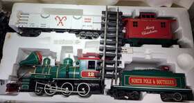 Bac90037 Bachmann Big Haulers Night Before Christmas G-scale 4-6-0 Freight Train Set