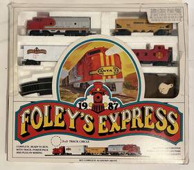 No.40-0480 Bachmann 1987 Foleys Express Ho Scale Electric Train Set - Complete