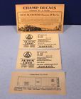 Cn-10 Champion Factory New Alton Road Aluminum Boxcar Set Scale Champ