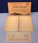 Cn-143 Champion Factory New Monon Hoosier Line Boxcar Set Scale Champ