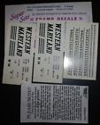 Cn-405 Champ Western Maryland Ribbed Side Covered Hopper Scale Decals
