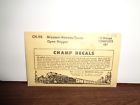 Cn-88 Champ Scale Hopper Decal Set