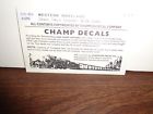 Cn-89 Champ O Scale Western