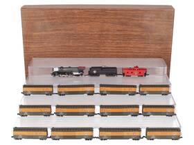 0001-008518 Con-cor N Great Northern Special Merchandise Steam Train Set Ln/box