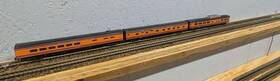 0001-04011 Con-cor N Scale 3 Southern Pacific Daylight Passenger Cars Sleeper Dome Diner