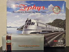 0001-008733 Con-cor 001-8731 Pioneer Zephyr With 4th Inch Add-on Car N Scale Dc