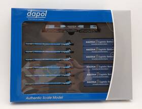 2d-007-001 Dapol N Malcolm Livery Br Class 66 With Megafrets And 45ft Containers Set