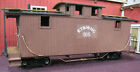 Df116 Caboose Kit Wnc On30 Railroad " On3 "tweetsie Model 505
