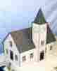 Df406 Ohkwari Town Hall With Clock Tower O On3 On30 Modelrailroad Structure Laser Kit