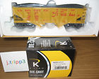 K6253-2111 Die-cast Scale Rib Union Pacific -line Train Hopper 2-bay Up Coal
