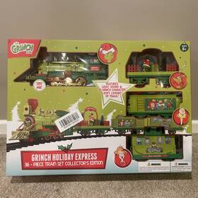 24rz27903 Dr. Seuss Grinch Holiday Express Collectors Special Ed Open Box Complete