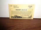 E-107 Champ Scale Santa Fe Hood Diesel Loco Decal Set