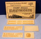 E-61 Champion Factory New Kansas City Southern Diesel Set Scale Champ