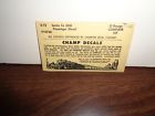 E-73 Champ Scale Santa Fe Pass Diesel Decal Set