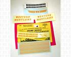 E-83 Champ Decals Western Maryland Diesel Locomotive Dulux Gold